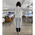 Ce FDA Blue PP PE/SMS/PP Coating Nonwoven Disposable Isolation Gown Anti Virus